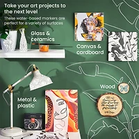 Arteza® Black Extra Fine Acrylic Paint Markers