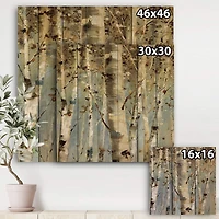 Designart - White Birch Forest II