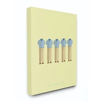 Stupell Industries The Beach Boys Minimalist Illustration Canvas Wall Art