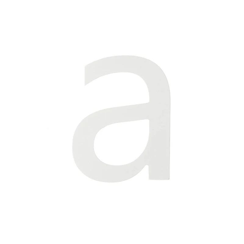 White Lowercase MDF Letter by Make Market®