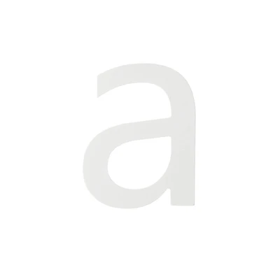 White Lowercase MDF Letter by Make Market®