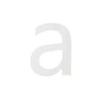 White Lowercase MDF Letter by Make Market®