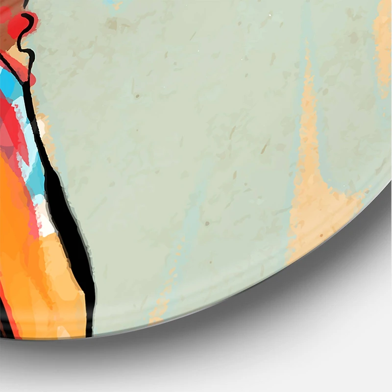 Designart - Portrait of Afro American Woman With Turban III