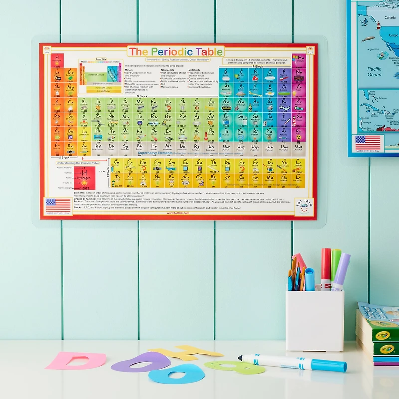 Tot Talk Periodic Table Placemat