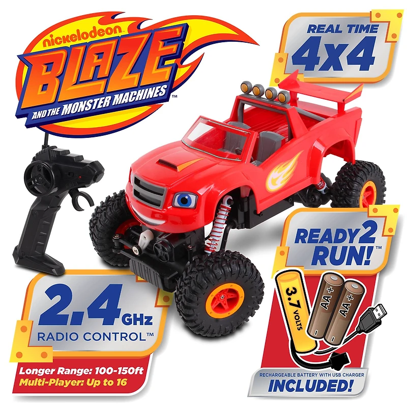 NKOK Blaze & The Monster Machines Blaze R/C Rock Crawler