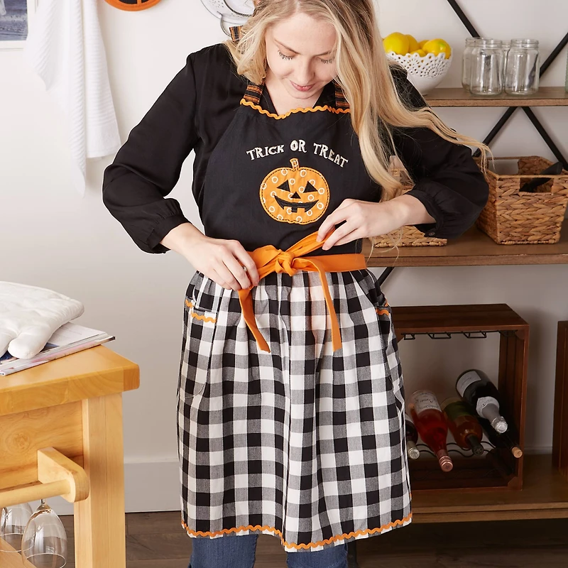 DII® Trick Or Treat Embellished Apron