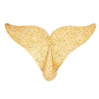 Hello Honey® 24.25" Cream Distressed Metal Whale Tail Wall Décor