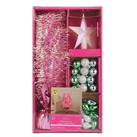 18" Pink Tinsel Tree Kit by Ashland®