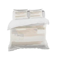 Designart 'Geometric Neutral Form IV' Geometric Bedding Set