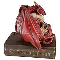 Design Toscano 8.5" Blood Dragon Contemplation Sculptural Box
