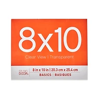 12 Pack: Acrylic Bent Horizontal 8" x 10" Frame, Basics by Studio Décor®