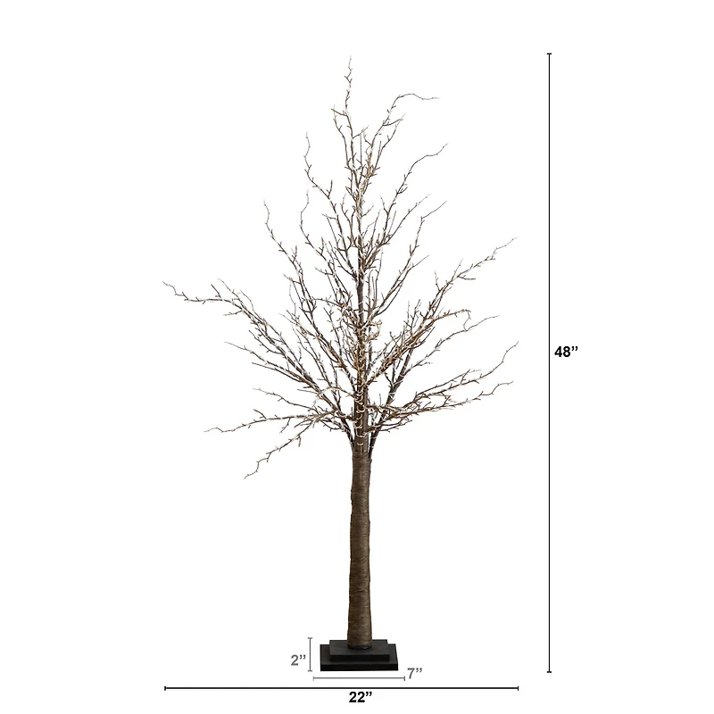 4ft. Pre-Lit LED Twig Tree