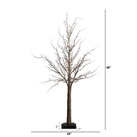 4ft. Pre-Lit LED Twig Tree