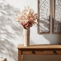 18.25" Wood Floor Vase