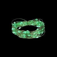 100ct Micro Fairy Christmas Lights - 16ft - Green LED - Copper Wire