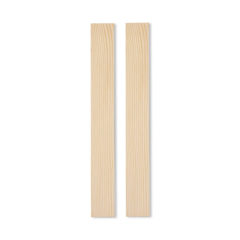 12 Packs: 2 ct. (24 total) 12" x 1.5" Clear Pine Craft Wood by Make Market®
