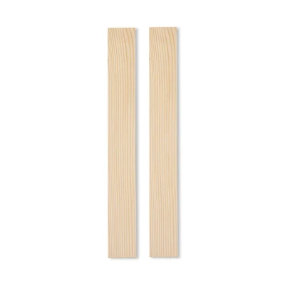 12 Packs: 2 ct. (24 total) 12" x 1.5" Clear Pine Craft Wood by Make Market®