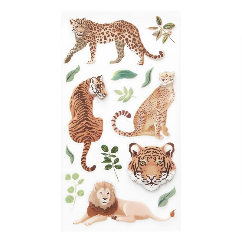 Jungle Cats Dimensional Stickers by Recollections™