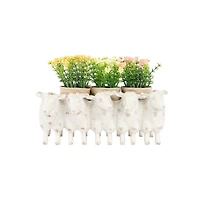 Hello Honey® White 13" Sheep Planter