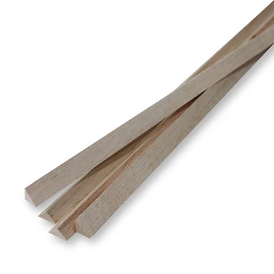 1/2" x 36" Balsa Wood Triangle Rods, 4ct. by Make Market®