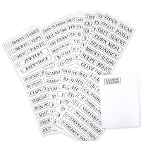 Clear Rectangle Household Label Stickers by Recollections™