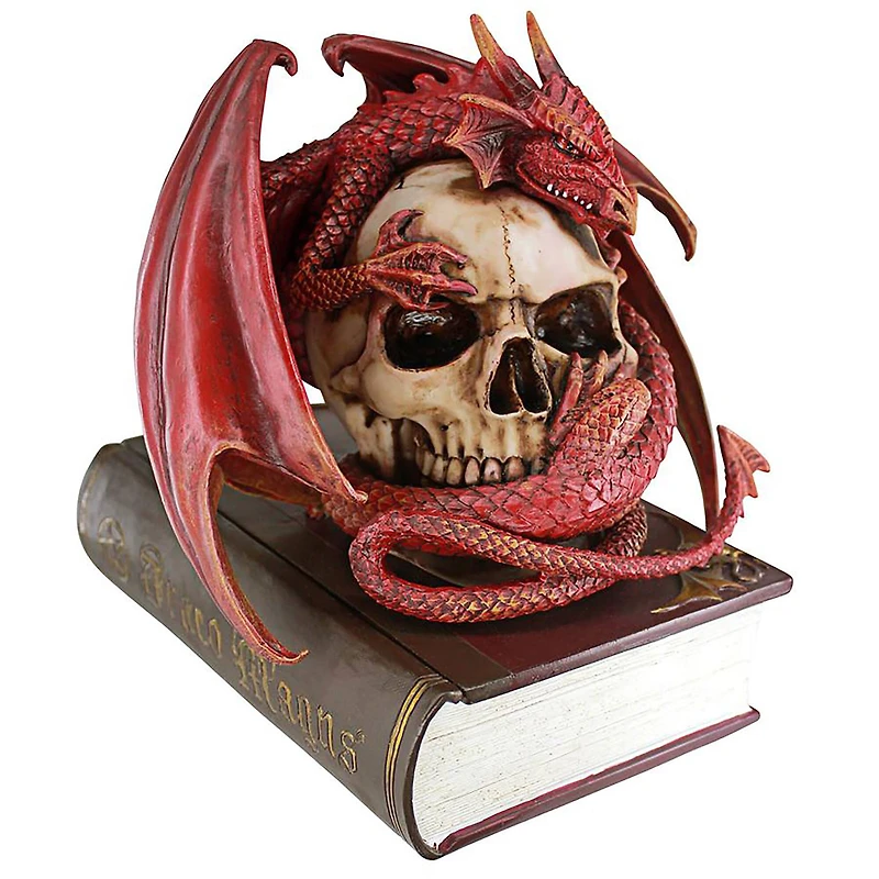 Design Toscano 8.5" Blood Dragon Contemplation Sculptural Box