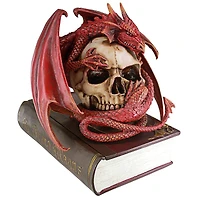 Design Toscano 8.5" Blood Dragon Contemplation Sculptural Box