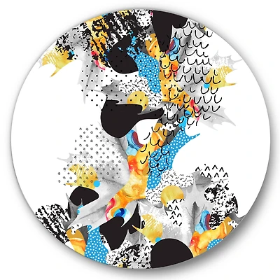 Designart - Minimal Fluid Shapes In Bauhaus Memphis Style