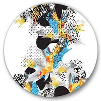 Designart - Minimal Fluid Shapes In Bauhaus Memphis Style