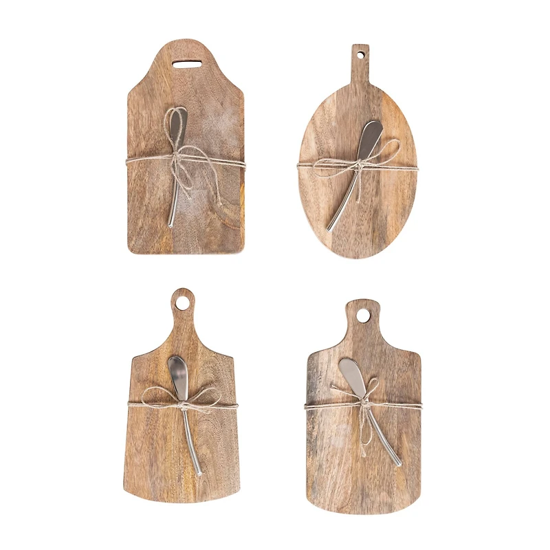 Hello Honey® Mango Wood Board & Knife Set