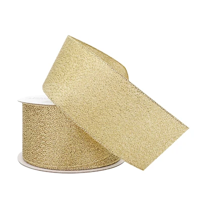 1.5" x 3yd. Sheer Metallic Wired Ribbon by Celebrate It®