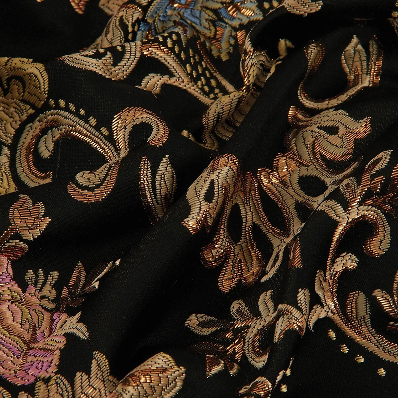 Cosplay by Yaya Han Metallic Floral Damask Brocade Fabric