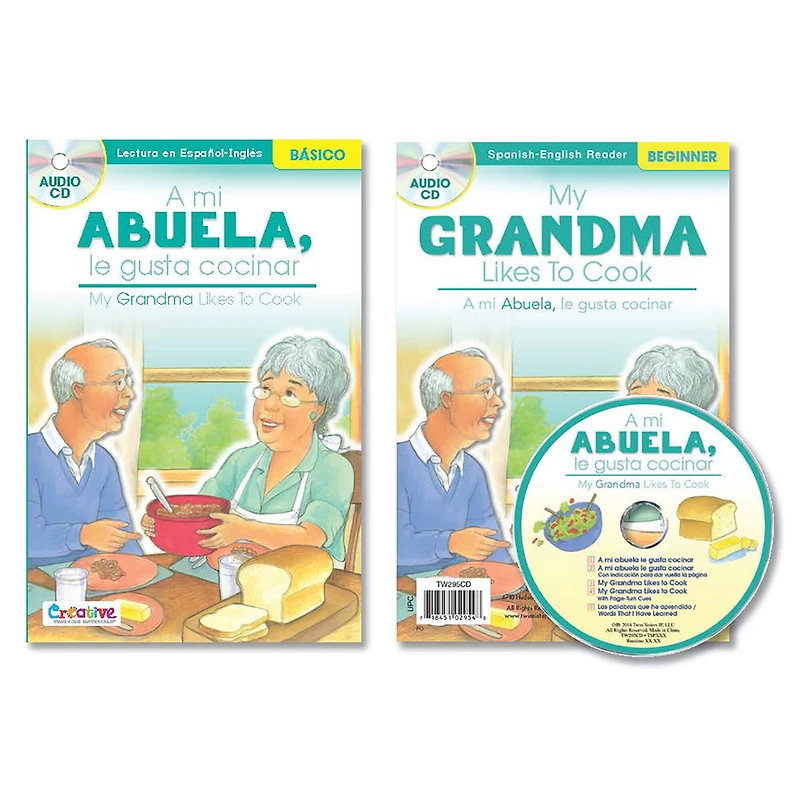 Spanish-English Readers with audio CD bundle set