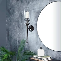 30" Silver Traditional Wall Sconce