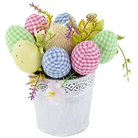 7" Easter Egg Spring Potted Floral Arrangement