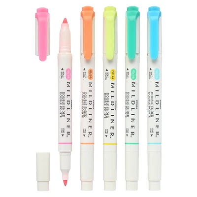 Zebra Mildliner™ Double Ended Creative Marker Set, Fluorescent
