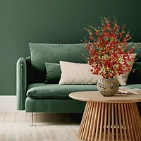 2.5ft. Cherry Blossom Arrangement in Gold Trimmed Stoneware Vase