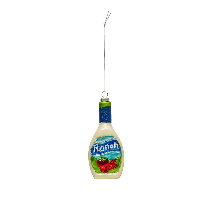 Hello Honey® 4.5" Glass Ranch Dressing Bottle Ornament