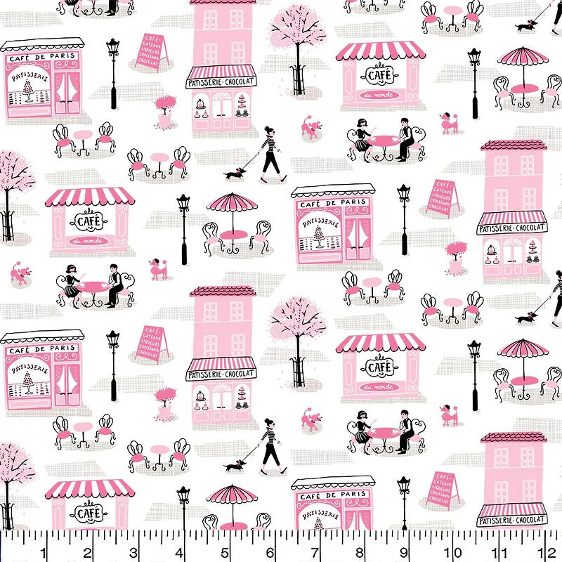 Camelot Fabrics Spring in Paris Cotton Fabric