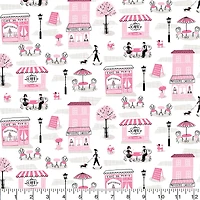 Camelot Fabrics Spring in Paris Cotton Fabric