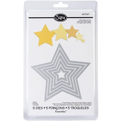 Sizzix® Framelits® Stars Die Set