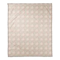 Peppermint Candy 50x60 Coral Fleece Blanket