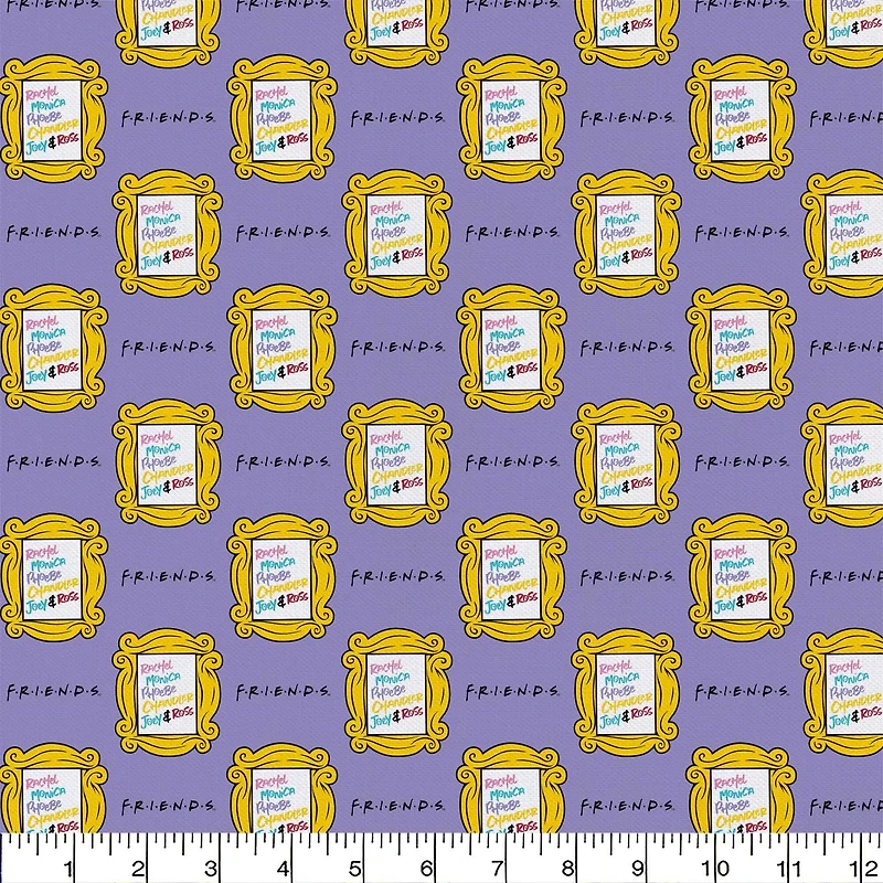 Friends Door Frame Precut Cotton Fabric