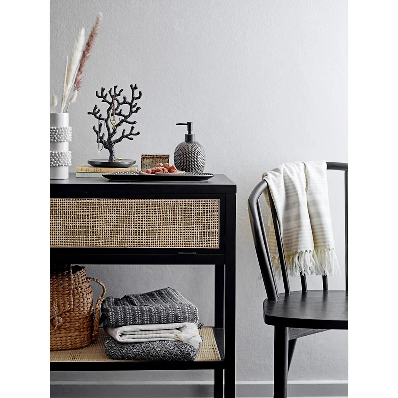 Hello Honey® 8" Handmade Poodle Cut Stoneware Vase