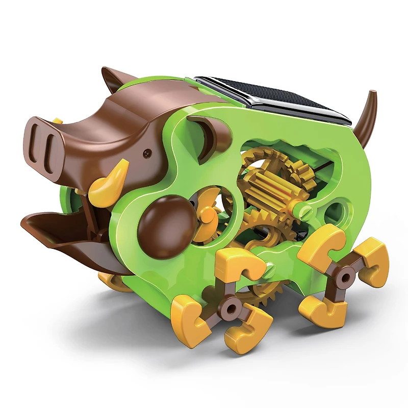 Teach Tech Tusk Solar Wild Boar Robot Crawler Building Set