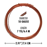 The Beadsmith® Wire Elements™ Gauge Tarnish Resistant Half Round Soft Temper Wire