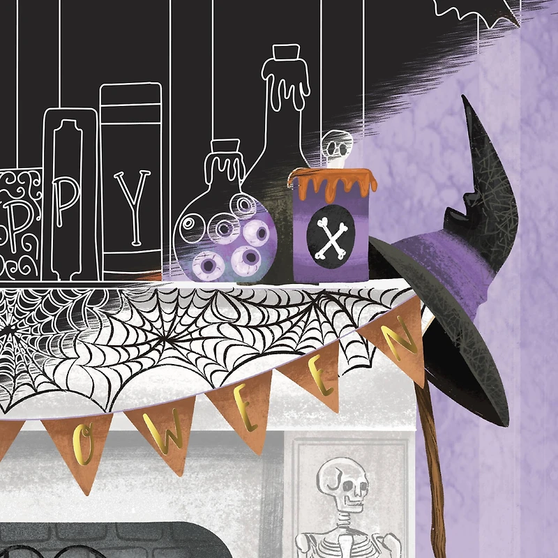 Brea Reese™ 9" x 12" Glam Ghosts Scratch Art Paper Pad