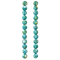 Reconstituted Stone Round Beads, 8mm by Bead Landing™