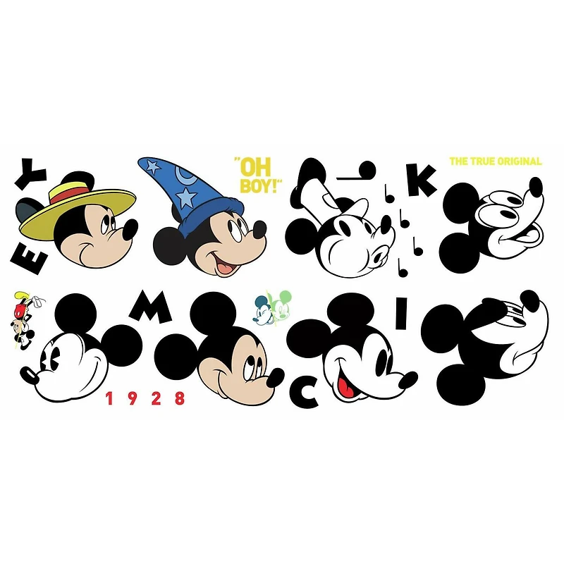RoomMates Mickey Mouse Classic 90th Anniversary Peel & Stick Wall Decals