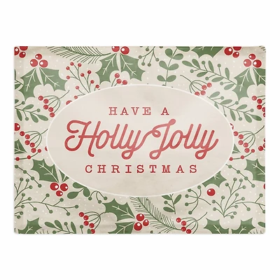Holly Jolly Poly Twill Placemat